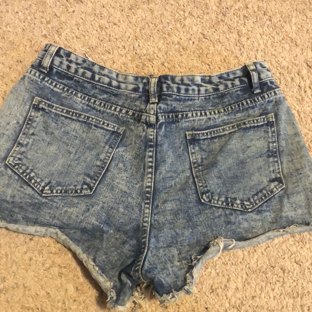 Denim shorts